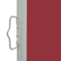 Toldo lateral retráctil de jardín rojo 80x300 cm de vidaXL, Sombrillas - Ref: Foro24-48363, Precio: 58,79 €