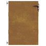 Puerta de jardín acero corten 85x125 cm