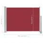 Rote einziehbare Seitenmarkise für den Garten, 80 x 300 cm von vidaXL, Sonnenschirme - Ref: Foro24-48363, Preis: 57,64 €, Rab...