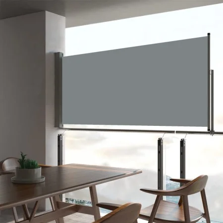 Gray retractable garden side awning 60x300 cm by vidaXL, Umbrellas - Ref: Foro24-48354, Price: 50,13 €, Discount: %