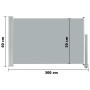 Toldo lateral retráctil de jardín gris 60x300 cm de vidaXL, Sombrillas - Ref: Foro24-48354, Precio: 49,37 €, Descuento: %