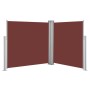 Braune einziehbare Seitenmarkise 120x600 cm von vidaXL, Sonnenschirme - Ref: Foro24-48451, Preis: 90,63 €, Rabatt: %