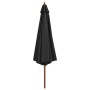 Garden umbrella with wooden pole 350 cm anthracite gray by vidaXL, Umbrellas - Ref: Foro24-44529, Price: 120,35 €, Discount: %