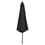 Sombrilla de jardín con palo de madera 350 cm gris antracita de vidaXL, Sombrillas - Ref: Foro24-44529, Precio: 120,64 €, Des...