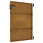 Puerta de jardín acero corten 85x125 cm