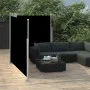 Toldo lateral retráctil negro 140x600 cm de vidaXL, Sombrillas - Ref: Foro24-48454, Precio: 89,13 €, Descuento: %