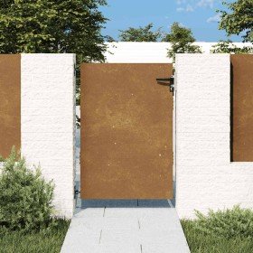 Puerta de jardín acero corten 85x150 cm Puerta de jardín acero corten 85x150 cm