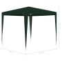 Professionelles Partyzelt grün 90 g/m² 2,5x2,5 m von vidaXL, Zelte und Pavillons - Ref: Foro24-48512, Preis: 57,78 €, Rabatt: %