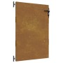 Puerta de jardín acero corten 85x150 cm