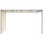 Garden gazebo with cream side curtain 4x3x2.25 m by vidaXL, Tents and gazebos - Ref: Foro24-47994, Price: 251,75 €, Discount: %
