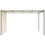 Garden gazebo with cream side curtain 4x3x2.25 m by vidaXL, Tents and gazebos - Ref: Foro24-47994, Price: 247,66 €, Discount: %