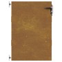 Puerta de jardín acero corten 85x150 cm