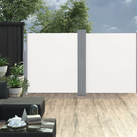 Cream-colored retractable side awning 140x600 cm by vidaXL, Umbrellas - Ref: Foro24-48455, Price: 91,50 €, Discount: %