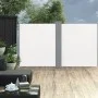 Toldo lateral retráctil color crema 140x600 cm de vidaXL, Sombrillas - Ref: Foro24-48455, Precio: 67,12 €, Descuento: %