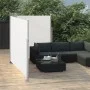 Toldo lateral retráctil color crema 140x600 cm de vidaXL, Sombrillas - Ref: Foro24-48455, Precio: 67,12 €, Descuento: %