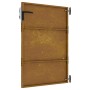 Puerta de jardín acero corten 85x150 cm