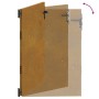 Puerta de jardín acero corten 85x150 cm