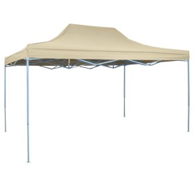 Carpa pleglable Pop-up 3x4,5 m blanco crema