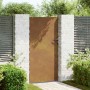 Puerta de jardín acero corten 85x175 cm