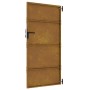 Puerta de jardín acero corten 85x175 cm