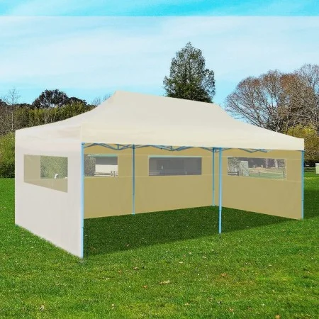 Cremefarbenes Pop-up-Faltzelt 3x6 m von vidaXL, Zelte und Pavillons - Ref: Foro24-41582, Preis: 197,85 €, Rabatt: %