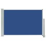 Toldo lateral retráctil de jardín azul 60x300 cm de vidaXL, Sombrillas - Ref: Foro24-48356, Precio: 46,50 €, Descuento: %