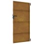 Puerta de jardín acero corten 85x200 cm