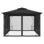 Gazebo with anthracite gray nets 300x400x265 cm by vidaXL, Tents and gazebos - Ref: Foro24-48598, Price: 341,79 €, Discount: %