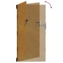 Puerta de jardín acero corten 85x200 cm