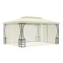 Cream-colored gazebo with nets 300x400x265 cm by vidaXL, Tents and gazebos - Ref: Foro24-48596, Price: 355,63 €, Discount: %