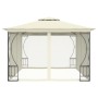 Cream-colored gazebo with nets 300x400x265 cm by vidaXL, Tents and gazebos - Ref: Foro24-48596, Price: 362,31 €, Discount: %