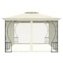Cream-colored gazebo with nets 300x400x265 cm by vidaXL, Tents and gazebos - Ref: Foro24-48596, Price: 355,63 €, Discount: %
