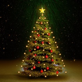 Red de luces de árbol de Navidad con 180 LEDs 180 cm