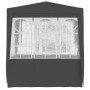Professionelles Partyzelt mit grauen Wänden 90 g/m² 2,5x2,5 m von vidaXL, Zelte und Pavillons - Ref: Foro24-48533, Preis: 76,...