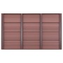 Braunes WPC-Solarduschbodenpaneel 101x63x5,5 cm von vidaXL, Pool- und Spa-Zubehör - Ref: Foro24-49065, Preis: 101,89 €, Rabat...