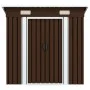 Caseta de almacenamiento jardín acero marrón 194x121x181 cm de vidaXL, Cobertizos - Ref: Foro24-47027, Precio: 191,29 €, Desc...