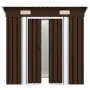 Caseta de almacenamiento jardín acero marrón 194x121x181 cm de vidaXL, Cobertizos - Ref: Foro24-47027, Precio: 191,29 €, Desc...