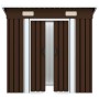 Caseta de almacenamiento jardín acero marrón 194x121x181 cm de vidaXL, Cobertizos - Ref: Foro24-47027, Precio: 202,23 €, Desc...