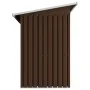 Caseta de almacenamiento jardín acero marrón 194x121x181 cm de vidaXL, Cobertizos - Ref: Foro24-47027, Precio: 191,29 €, Desc...