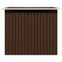 Caseta de almacenamiento jardín acero marrón 194x121x181 cm de vidaXL, Cobertizos - Ref: Foro24-47027, Precio: 202,23 €, Desc...
