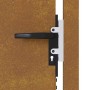Puerta de jardín acero corten 105x80 cm