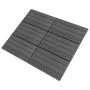 Baldosas 6 unidades WPC gris 1m² 60x30 cm de vidaXL, Suelos y moquetas - Ref: Foro24-49056, Precio: 68,64 €, Descuento: %