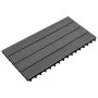 Baldosas 6 unidades WPC gris 1m² 60x30 cm de vidaXL, Suelos y moquetas - Ref: Foro24-49056, Precio: 68,64 €, Descuento: %