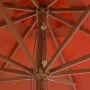 Garden umbrella with wooden pole 350 cm terracotta by vidaXL, Umbrellas - Ref: Foro24-44532, Price: 147,14 €, Discount: %