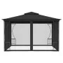 Pavillon mit anthrazitgrauen Netzen 300x300x265 cm von vidaXL, Zelte und Pavillons - Ref: Foro24-48597, Preis: 285,31 €, Raba...