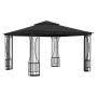 Gazebo with anthracite gray nets 300x300x265 cm by vidaXL, Tents and gazebos - Ref: Foro24-48597, Price: 278,65 €, Discount: %
