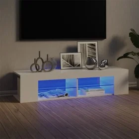 TV-Schrank mit strahlend weißen LED-Leuchten 135x39x30 cm von vidaXL, TV-Möbel - Ref: Foro24-804235, Preis: 77,00 €, Rabatt: %