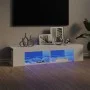 TV-Schrank mit strahlend weißen LED-Leuchten 135x39x30 cm von vidaXL, TV-Möbel - Ref: Foro24-804235, Preis: 77,00 €, Rabatt: %