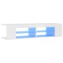 Mueble de TV con luces LED blanco brillante 135x39x30 cm de vidaXL, Muebles TV - Ref: Foro24-804235, Precio: 77,91 €, Descuen...