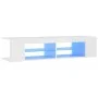 TV-Schrank mit strahlend weißen LED-Leuchten 135x39x30 cm von vidaXL, TV-Möbel - Ref: Foro24-804235, Preis: 77,00 €, Rabatt: %